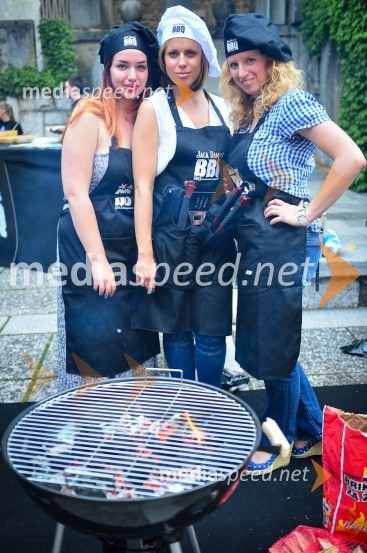 ...; Manja Plešnar, novinarka; ...Jack Daniel's BBQ party 2013