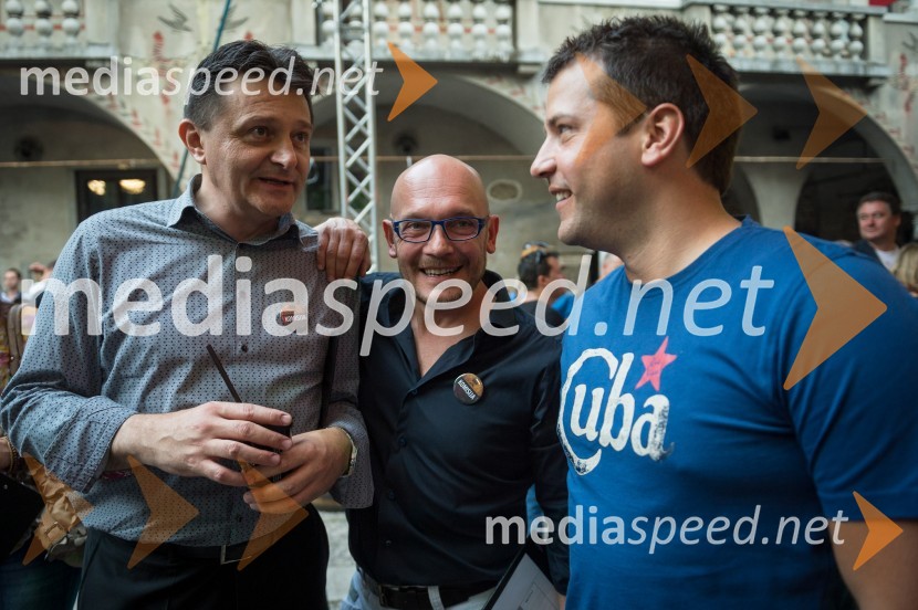 Franc Željko Županič; Slavc Grčar, G3 Spirit, uvozniki Jack Daniels izdelkov; Grega Trebusak, TV voditeljJack Daniel's BBQ party 2013