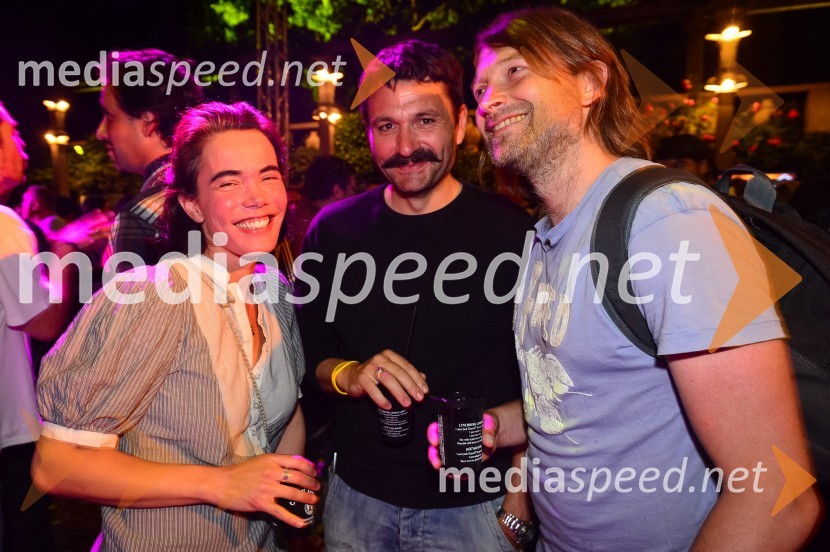 Chantal Guštin; David Stanič; Miha Guštin-Gušti, glasbenikJack Daniel's BBQ party 2013