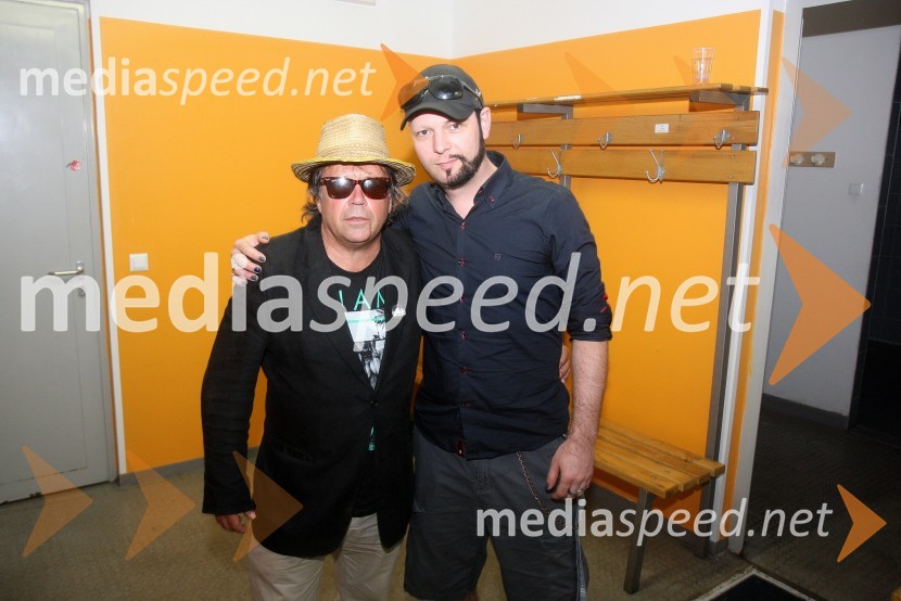 Peter Lovšin, pevec;&nbsp;Tomi Meglič, pevec skupine SiddhartaPiše se leto 2013