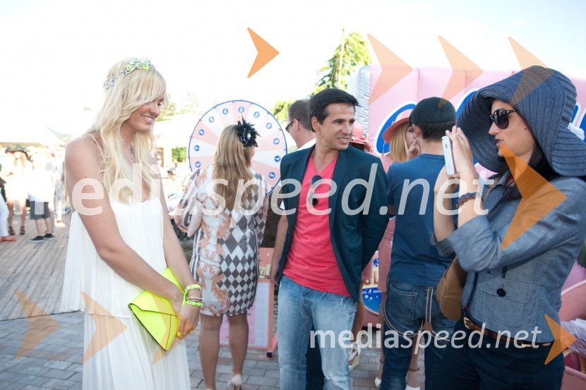 Tjaša Kokalj, novinarka; Marko FIlej, Cruciani; Gordana Kisilak, BMWLady piknik pod klobuki 2013