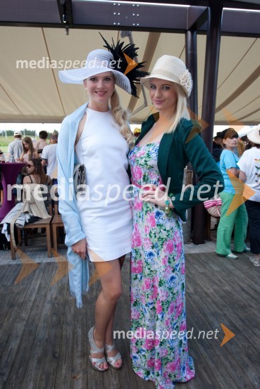 Lana Mahnič Jekoš, miss Slovenije 2011; Marika Savšek, miss Universe 2010Lady piknik pod klobuki 2013