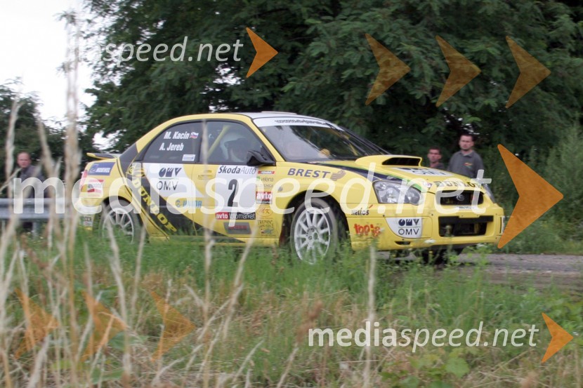 Andrej Jereb in Miran Kacin (Slovenija)RALLY, 3.Škoda rally Maribor