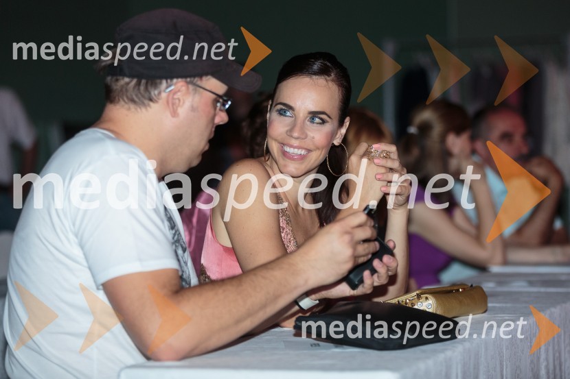 Alojz Petrovčič; Lorella Flego, novinarjaLisca, predstavitev nove kolekcije za pomlad in poletje 2014