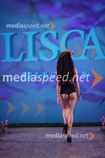 Neira Zuhrić, manekenkaLisca, predstavitev nove kolekcije za pomlad in poletje 2014