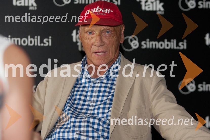 Niki Lauda, poslovnež, nekdanji dirkač F1Niki Lauda na Business TopTalk 2013