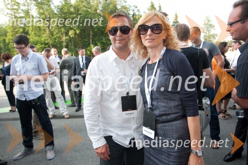 David Najvirt, panel d.o.o.; Mihaela Kolarič, MichelaNiki Lauda na Business TopTalk 2013