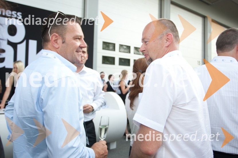 Aleksander Lipovšek, generalni direktor Manner za JV Evropo; Rok Cuderman, PetrolNiki Lauda na Business TopTalk 2013