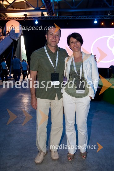 Bojan Drobnič; Erika DrobničNiki Lauda na Business TopTalk 2013