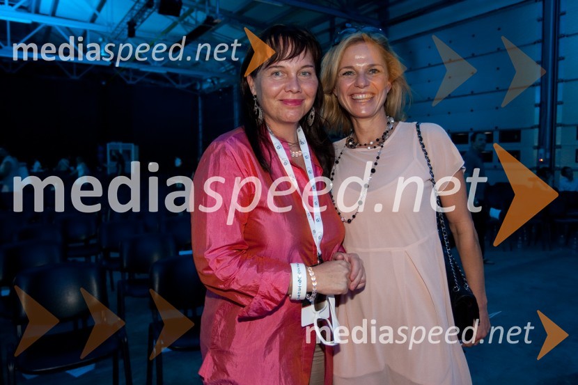 Mateja Turk; Judith Vrhovec, ITFCNiki Lauda na Business TopTalk 2013