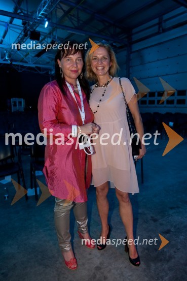Mateja Turk; Judith Vrhovec, ITFCNiki Lauda na Business TopTalk 2013
