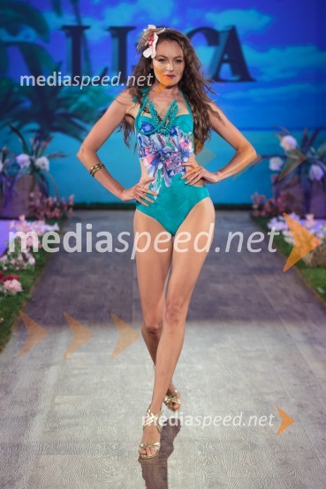 Iryna Osypenko, manekenkaLisca, predstavitev nove kolekcije za pomlad in poletje 2014