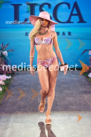 Nadiya Bychkova, plesalka in manekenkaLisca, predstavitev nove kolekcije za pomlad in poletje 2014