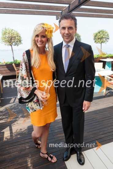 Tjaša Kokalj, novinarka; Goran Kodelja, generalni direktor LisceLisca, predstavitev nove kolekcije za pomlad in poletje 2014