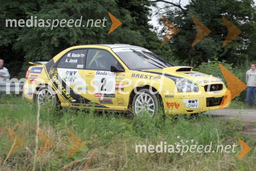Andrej Jereb in Miran Kacin (Slovenija)RALLY, 3.Škoda rally Maribor