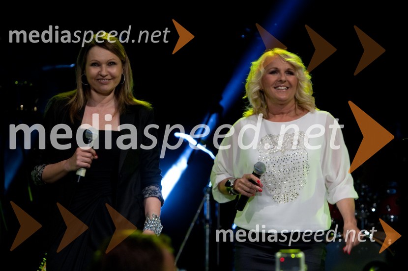 Anja Rupel, pevka; Alenka Godec, pevkaNuša Derenda, jubilejni koncert  - 15 let energije