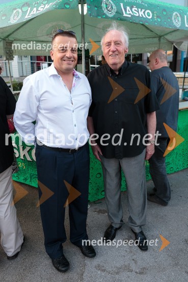 Joc Pečečnik, lastnik družbe Elektronček d.d.;&nbsp;Mojmir Sepe, skladateljPoletna noč, koncert