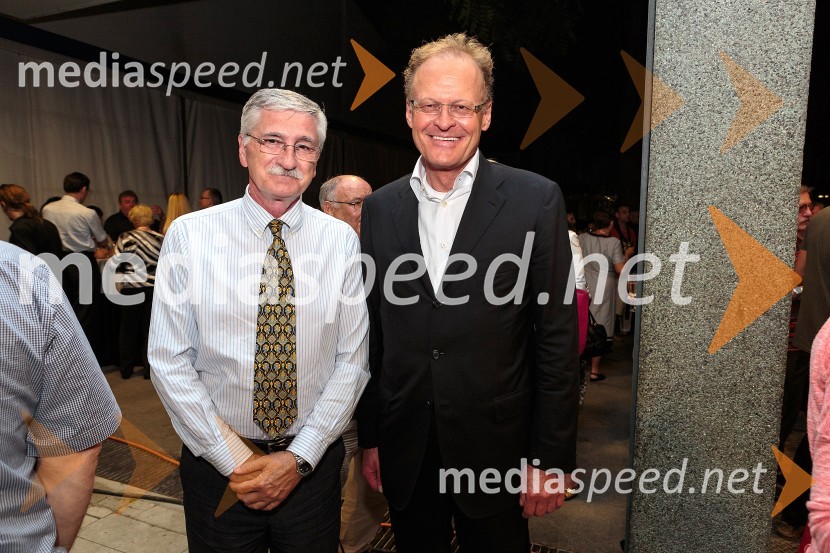 Peter Radovič, odgovorni urednik TV Slovenija;&nbsp;Janez Škrabec, Riko d.o.o.Poletna noč, koncert