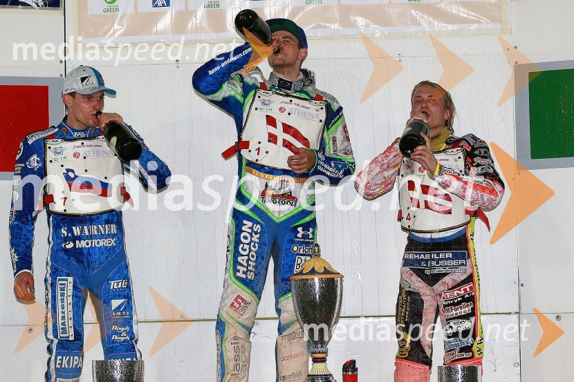 Matej Žagar (Slovenija); Hans Andersen (Danska); Michael Jepsen Jensen (Danska)Speedway, kvalifikacije SP 2014, polfinale