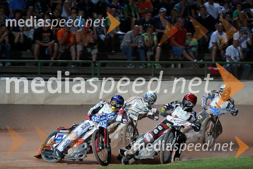 Maciej Janowski (Poljska); Cameron Jackson Woodward (Avstralija); Krzysztof Buczkowski (Poljska)Speedway, kvalifikacije SP 2014, polfinale