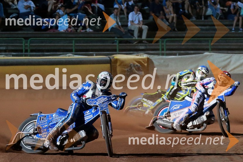 Matej Žagar (Slovenija); Troy Batchelor (Avstralija);  Jurica Pavlic (Hrvaška)Speedway, kvalifikacije SP 2014, polfinale