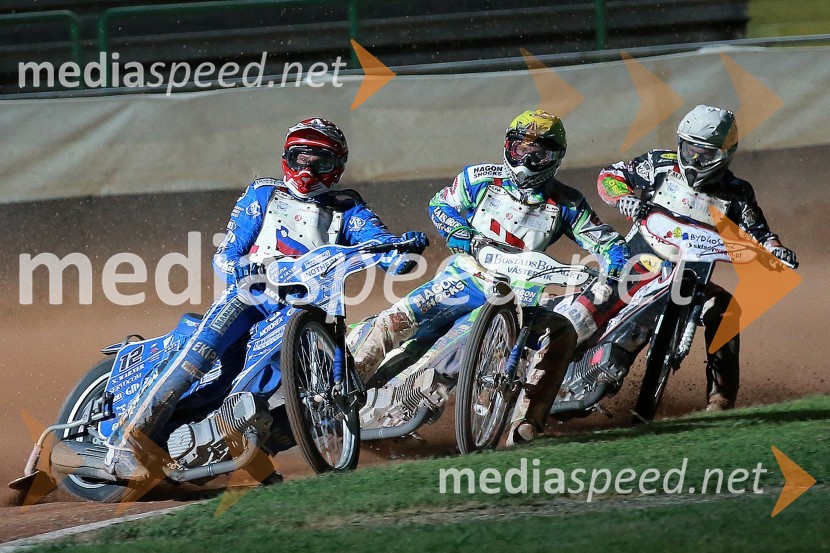 Matej Žagar (Slovenija); Hans Andersen (Danska); Krzysztof Buczkowski (Poljska)Speedway, kvalifikacije SP 2014, polfinale