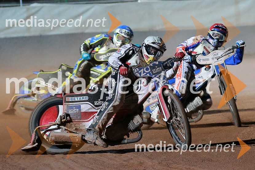 Troy Batchelor (Avstralija); Maciej Janowski (Poljska); Jurica Pavlic (Hrvaška)Speedway, kvalifikacije SP 2014, polfinale