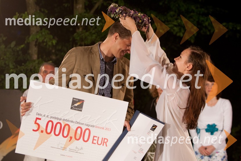 Goran Vojnović, pisatelj; plesalkaKresna noč 2013