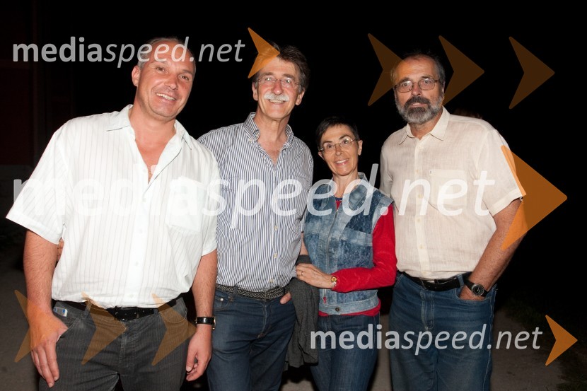 Kristjan Verbič, predsednik Vseslovenskega združenja malih delničarjev; Jožko Čuk, direktor SNG Nova Gorica; dr. Jasna Čuk, zdravnica; Igor Kadunc, nekdanji direktor Filmskega skladaKresna noč 2013
