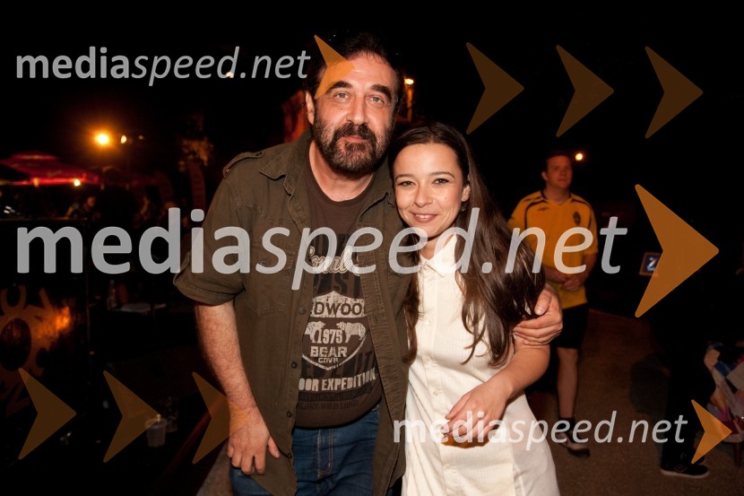 Borut Činč, glasbenik; Severa Gjurin, pevkaKresna noč 2013