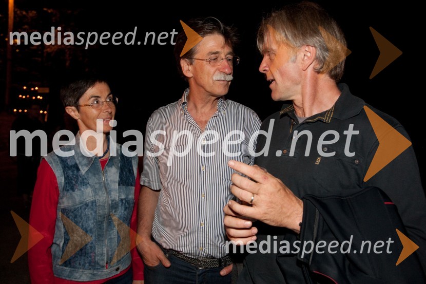 Dr. Jasna Čuk, zdravnica; Jožko Čuk, direktor SNG Nova Gorica; Brane Završan, igralecKresna noč 2013