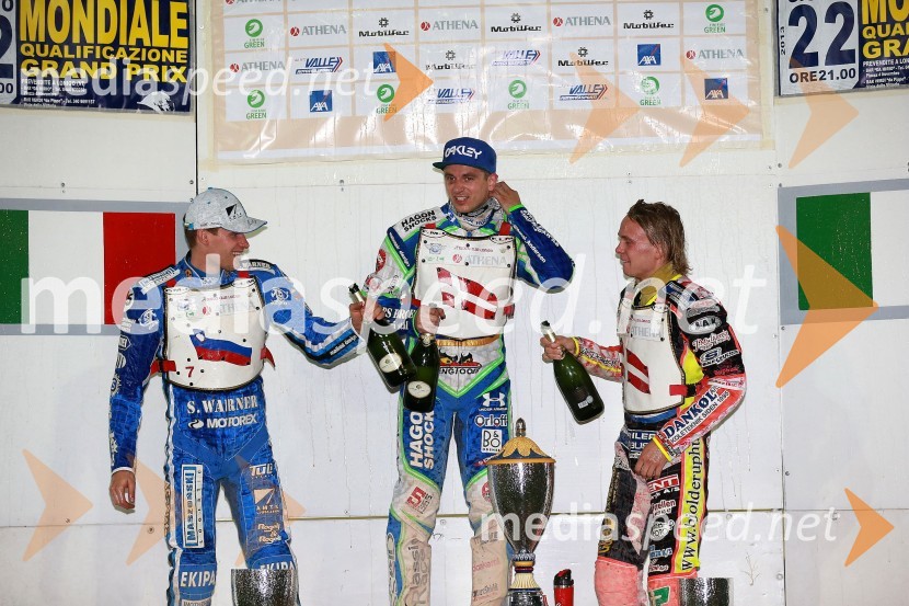 Matej Žagar (Slovenija); Hans Andersen (Danska); Michael Jepsen JensenSpeedway, kvalifikacije SP 2014, polfinale