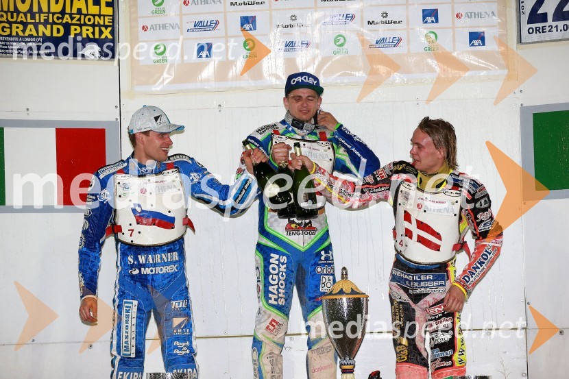 Matej Žagar (Slovenija); Hans Andersen (Danska); Michael Jepsen JensenSpeedway, kvalifikacije SP 2014, polfinale