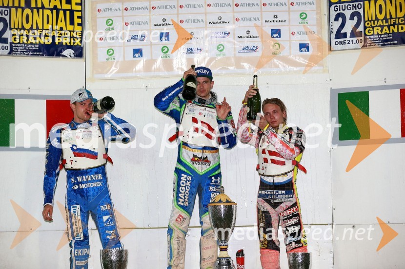 Matej Žagar (Slovenija); Hans Andersen (Danska); Michael Jepsen JensenSpeedway, kvalifikacije SP 2014, polfinale