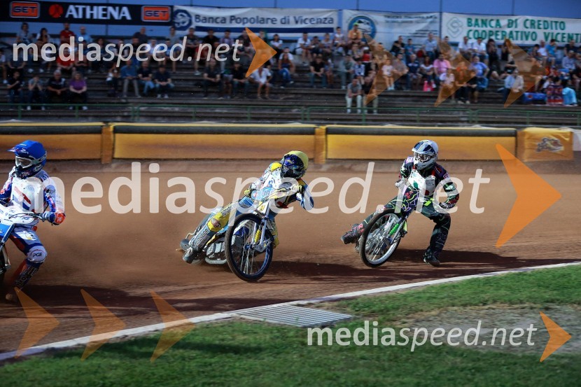 Maciej Janowski (Poljska); Matic Voldrih (Slovenija); Guglielmo Franchetti (Italija)Speedway, kvalifikacije SP 2014, polfinale