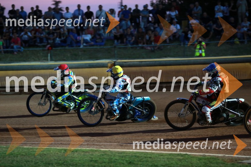 Troy Batchelor (Avstralija); Jakub Jamrog (Poljska); Krzystof Buczkowski (Poljska)Speedway, kvalifikacije SP 2014, polfinale