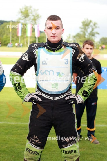 Žiga Radkovič (AMD Krško)Speedway, 4. finalna dirka državnega prvenstva posameznikov