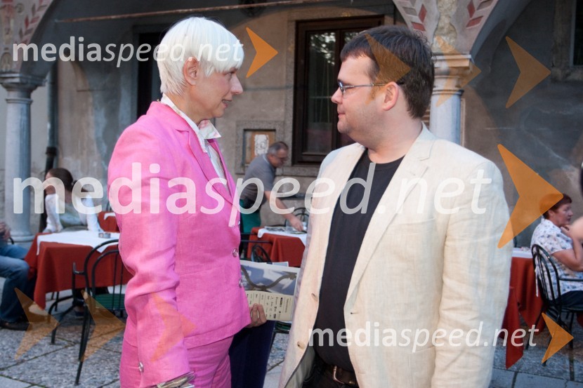 Barbra Drnač, novinarka; Alan Kavčič, predstavnik za odnose z javnostmi SNG MariborRomeo in Julija, balet, Festival Ljubljana 2013