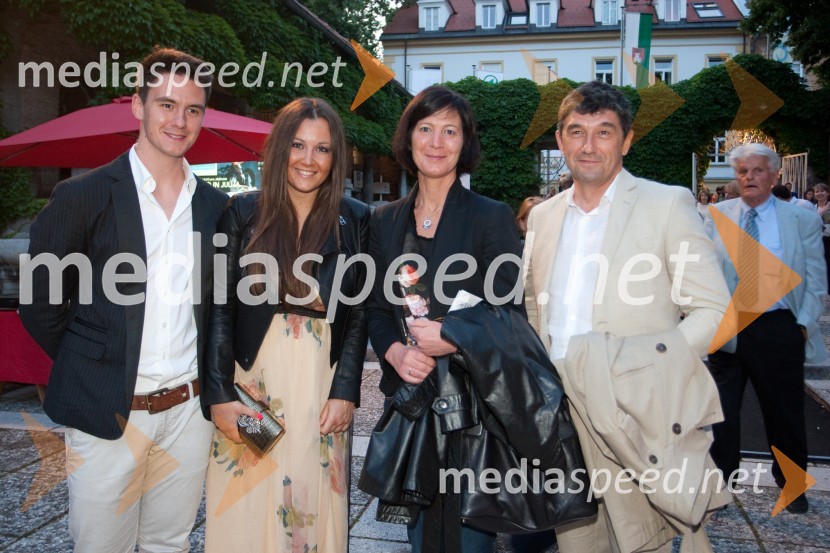 Filip Batič; Živa; Julijana Batič; Aleksander Batič, izvršni direktor NKBM za področje osrednje SlovenijeRomeo in Julija, balet, Festival Ljubljana 2013