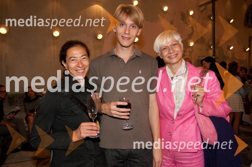 Georgeta Capraroiu, baletka; Sytze Jan Luske, baletnik; Barbra Drnač, novinarkaRomeo in Julija, balet, Festival Ljubljana 2013