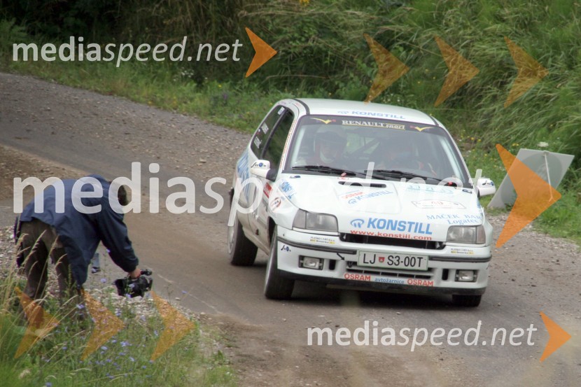 Gorazd Istenič in Jure Albreht (Slovenija)RALLY, 3.Škoda rally Maribor