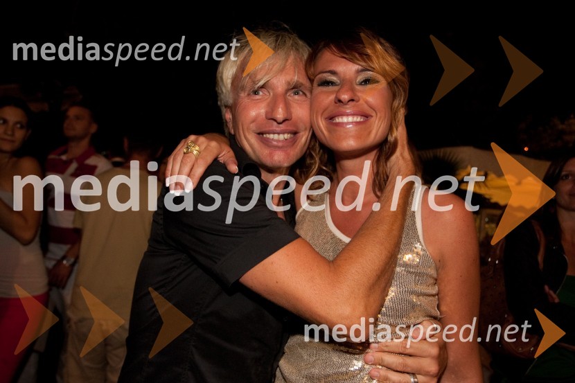 Igor Jelen Iggy, lastnik plesnega studia Igen; Katja Pišot, voditeljica33. Festival Melodije morja in sonca