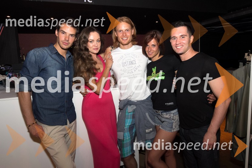 Matjaž Kumelj, mister Universe 2012;&nbsp;Iryna Osypenko Nemec, manekenka; Miha Dragoš, mister Slovenije 2011; ...; ...Fashion Loves Party