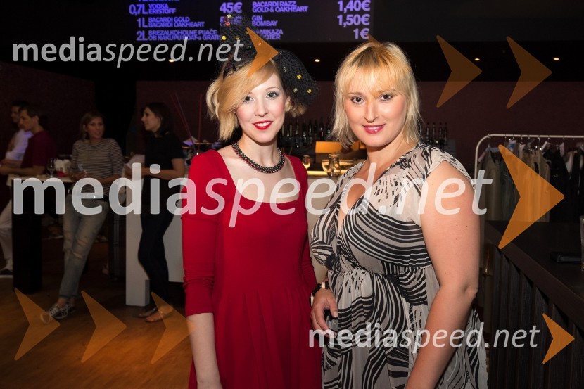 Tjaša Dornik, ustvarjalka
portala Bollicine di Stile; Helena Ajdnik, piarovkaFashion Loves Party