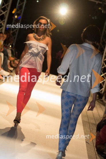 Manekenki, MURA, JK pajkice oblikovalke Jane Koteska za poletje 2013 in očala Optike Pirc MariborFashion Loves Party