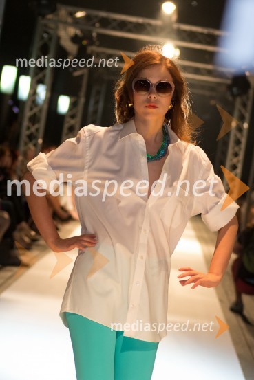 Manekenka, MURA, JK pajkice oblikovalke Jane Koteska za poletje 2013 in očala Optike Pirc MariborFashion Loves Party