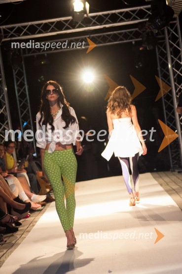 Manekenki, MURA, JK pajkice oblikovalke Jane Koteska za poletje 2013 in očala Optike Pirc MariborFashion Loves Party