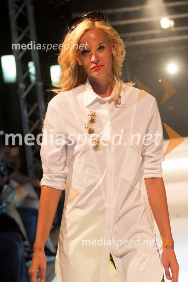 Tjaša Kokalj, manekenka, MURA, JK pajkice oblikovalke Jane Koteska za poletje 2013 in očala Optike Pirc MariborFashion Loves Party