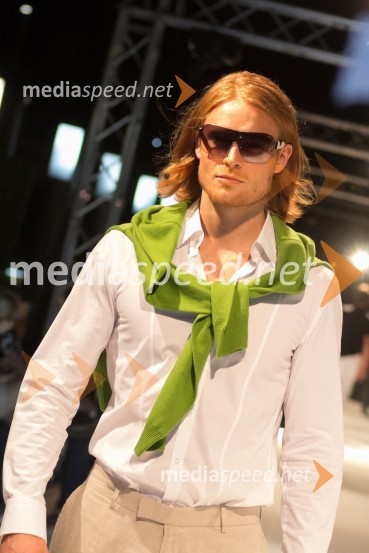 Miha Dragoš, mister Slovenije 2011, MURA za poletje 2013 in očala Optike Pirc MariborFashion Loves Party