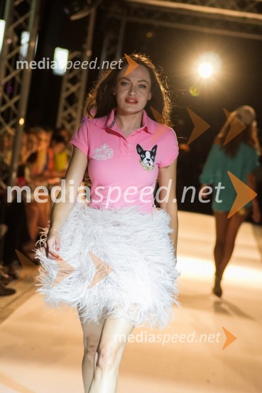Iryna Osypenko Nemec, manekenka, predstavitev kolekcije hrvaške modne znamke ELFS za poletje 2013Fashion Loves Party